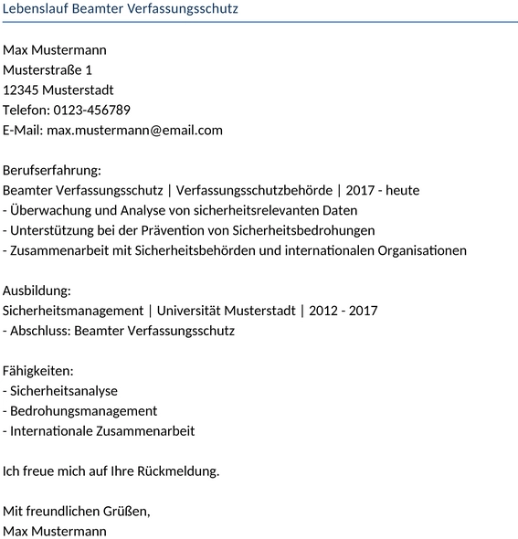 lebenslauf-beamter-verfassungsschutz