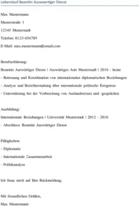 lebenslauf-beamtin-auswaertiger-dienst