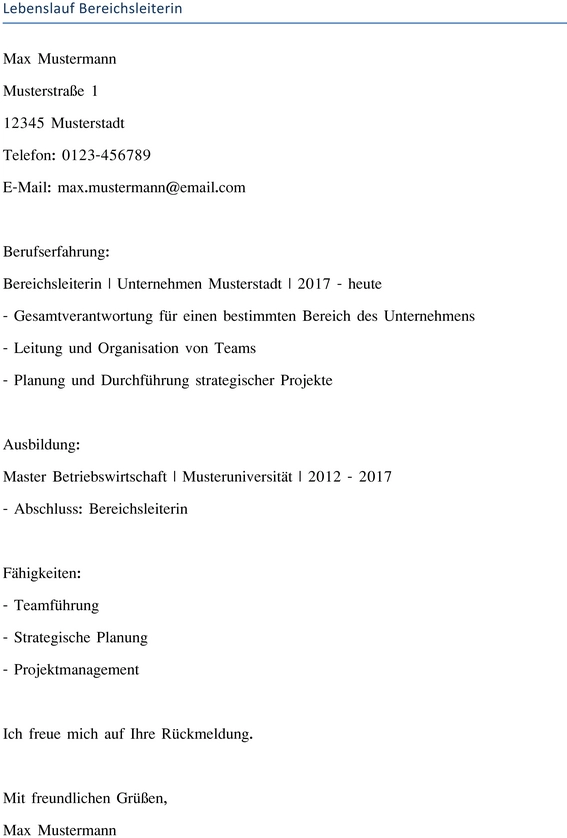 lebenslauf-bereichsleiterin-der-berufliche-weg-einer-fuehrungskraft