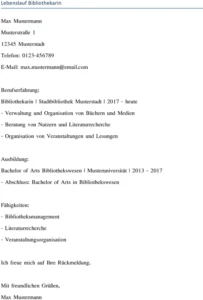 lebenslauf-bibliothekarin-gestalten-mit-word