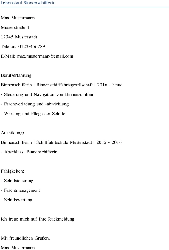 lebenslauf-binnenschifferin-inklusive-berufserfahrung-und-ausbildung