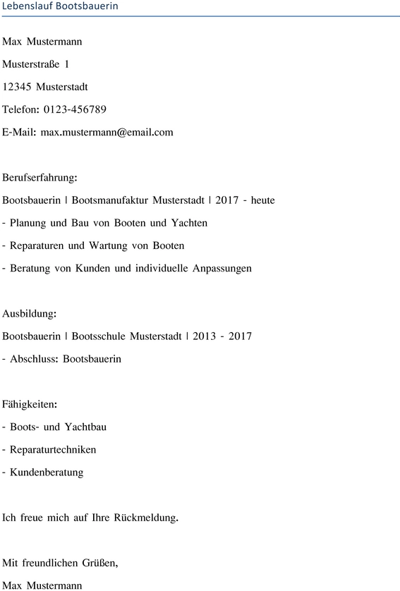 lebenslauf-bootbauerin-musterstadt-2017-heute