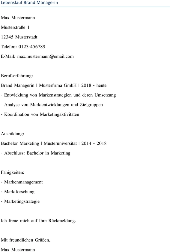 lebenslauf-brand-managerin-vorlage