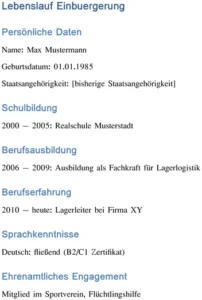 lebenslauf-einbuergerung-vorlage