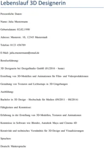 lebenslauf-fuer-3d-designerin-mit-berufserfahrung