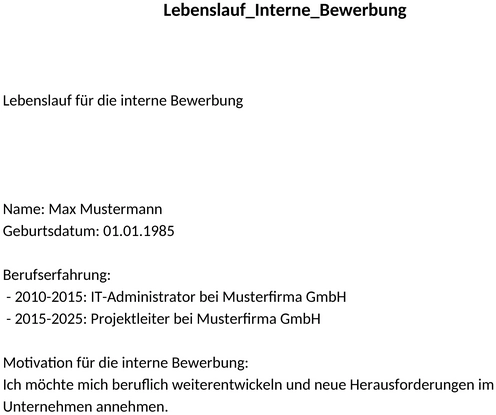 lebenslauf-interne-bewerbung