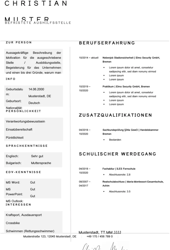 lebenslauf-und-bewerbungsvorlage-optimiert