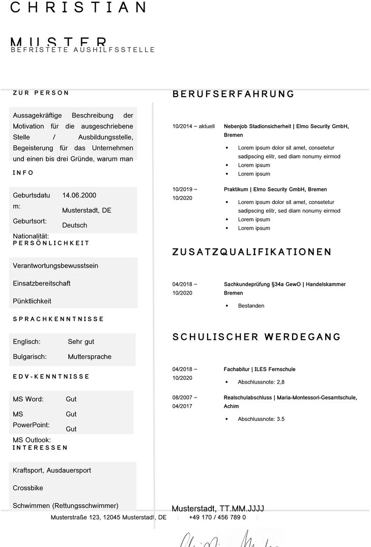 lebenslauf-und-bewerbungsvorlage-optimiert