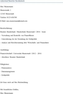 lebenslauf-vorlage-beamter-bundesbank