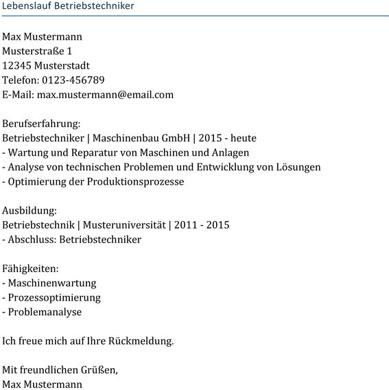 lebenslauf-vorlage-betriebstechniker