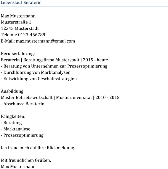 lebenslauf-vorlage-fuer-berater-berufserfahrung-ausbildung-faeigkeiten