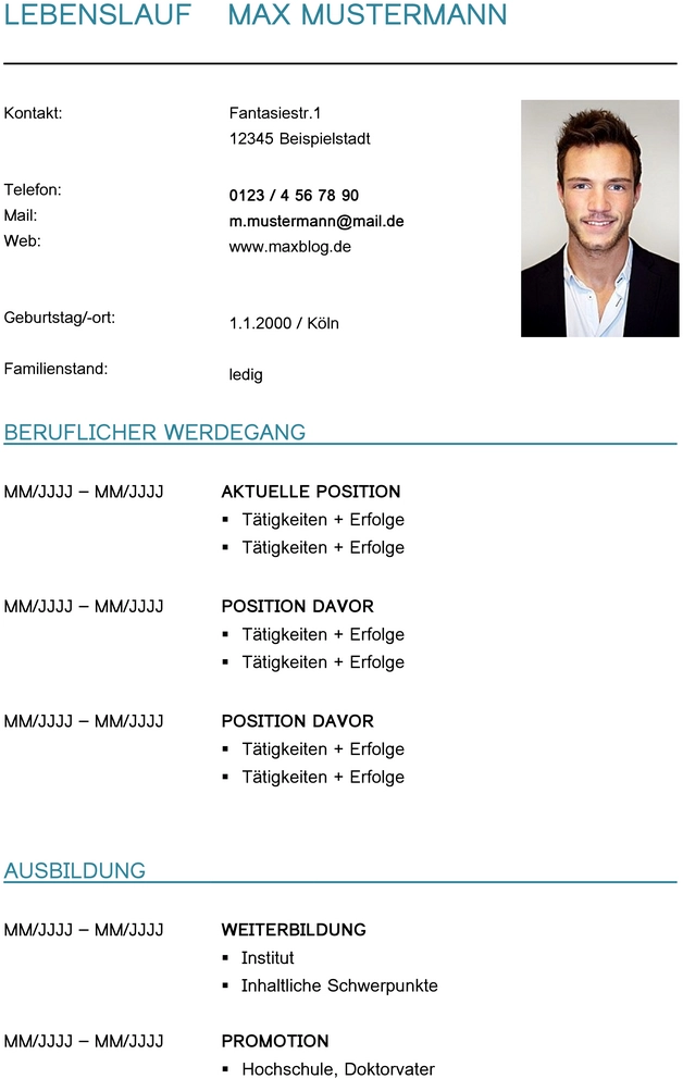 lebenslauf-vorlage-fuer-bewerbungen-und-karriere