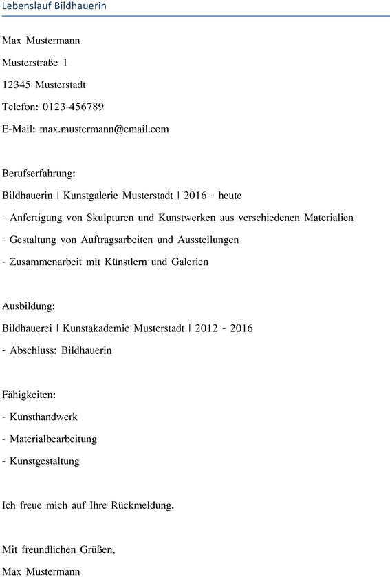 lebenslauf-vorlage-fuer-bildhauerin