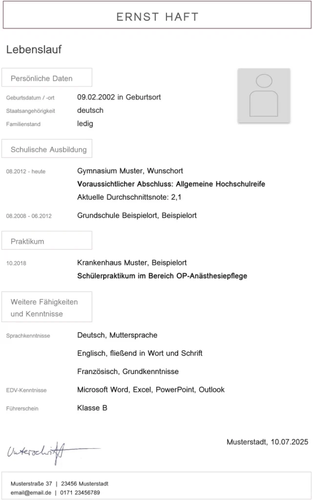 lebenslauf-vorlage-fuer-schule-und-praktika