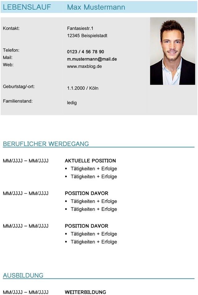 lebenslauf-vorlage-fuer-schule-und-studium