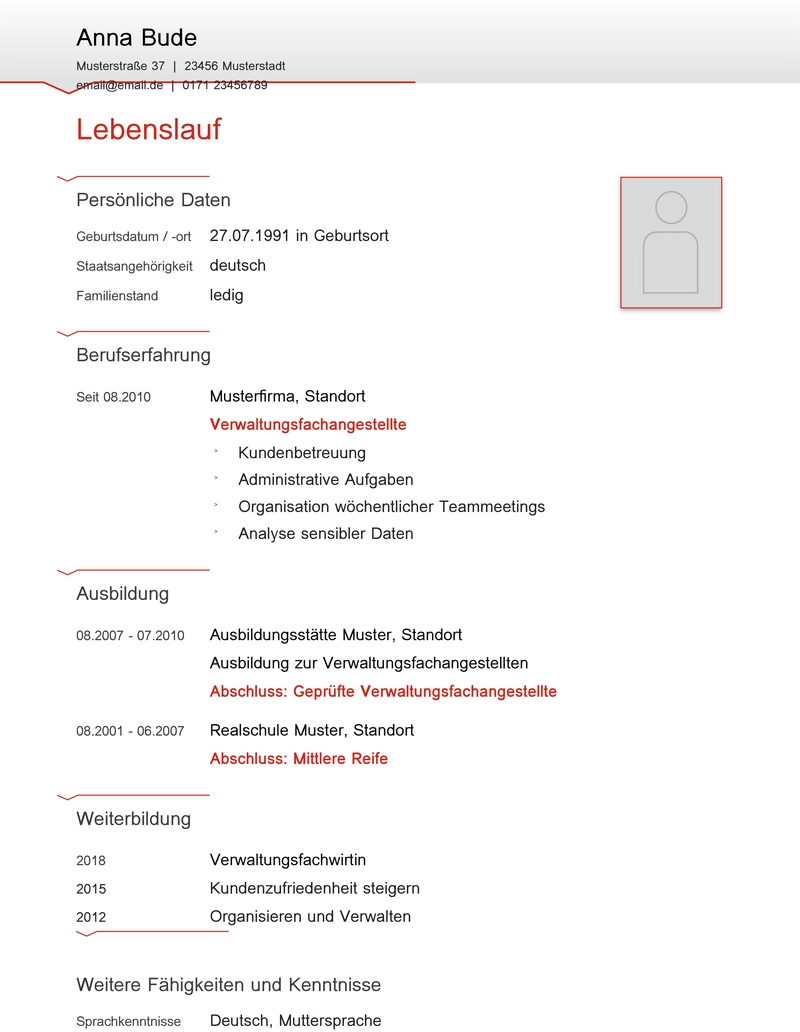 lebenslauf-vorlage-fuer-verwaltung-und-personalwesen