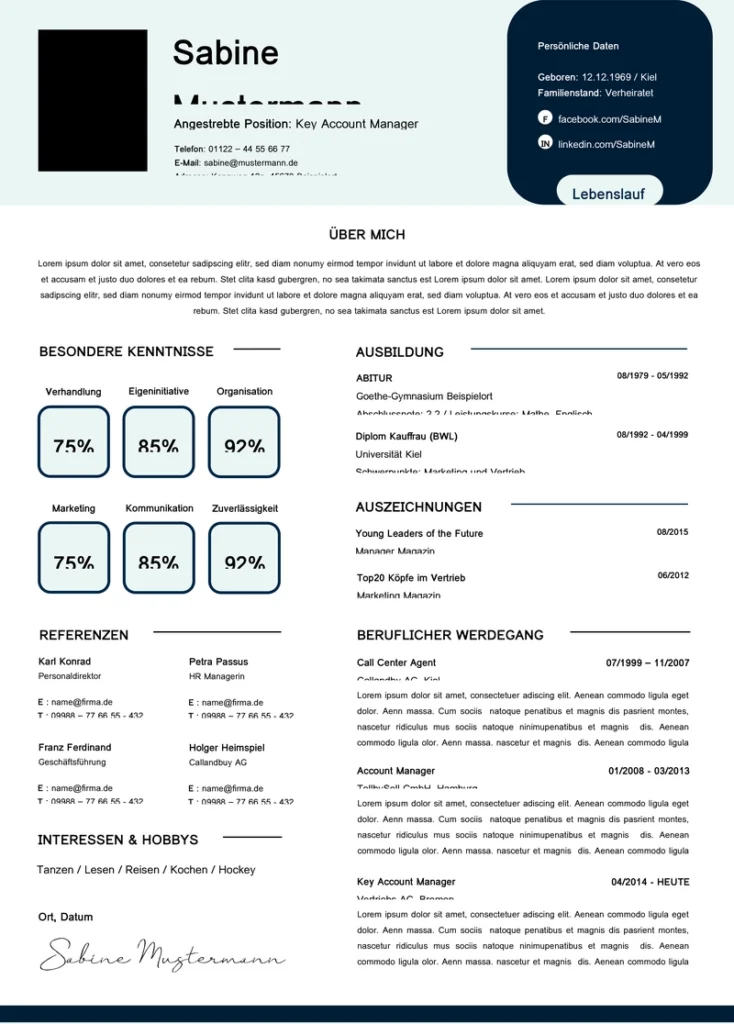 lebenslauf-vorlage-key-account-manager
