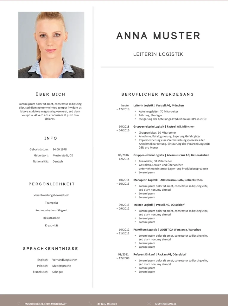 lebenslauf-vorlage-logistik-berufliche-erfahrungen-und-qualifikationen