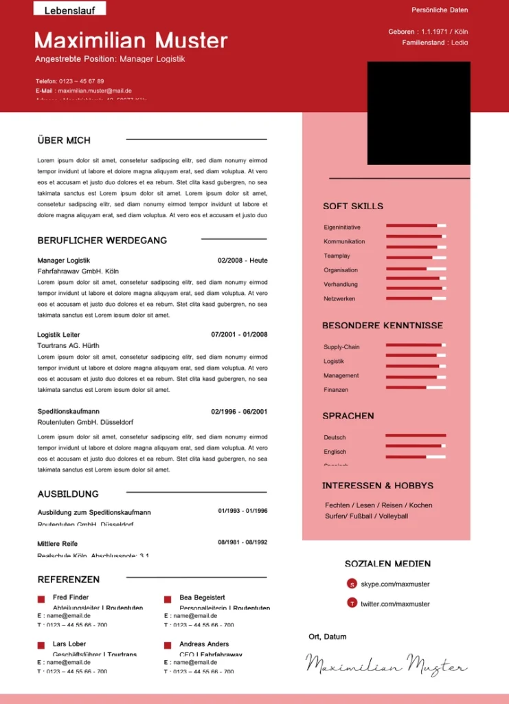 lebenslauf-vorlage-manager-logistik