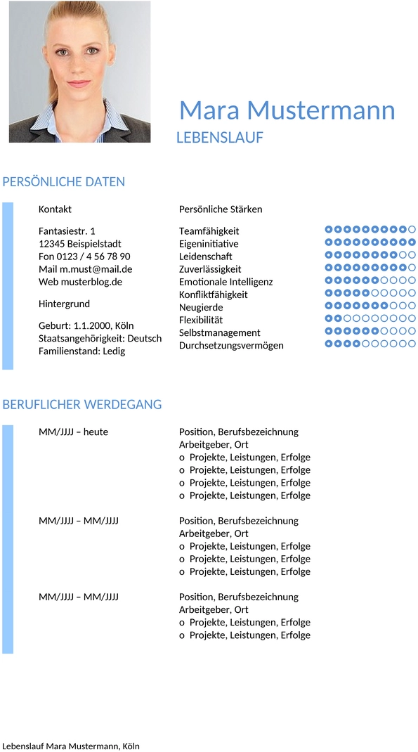 lebenslauf-vorlage-modern-blau-tabellarisch-word