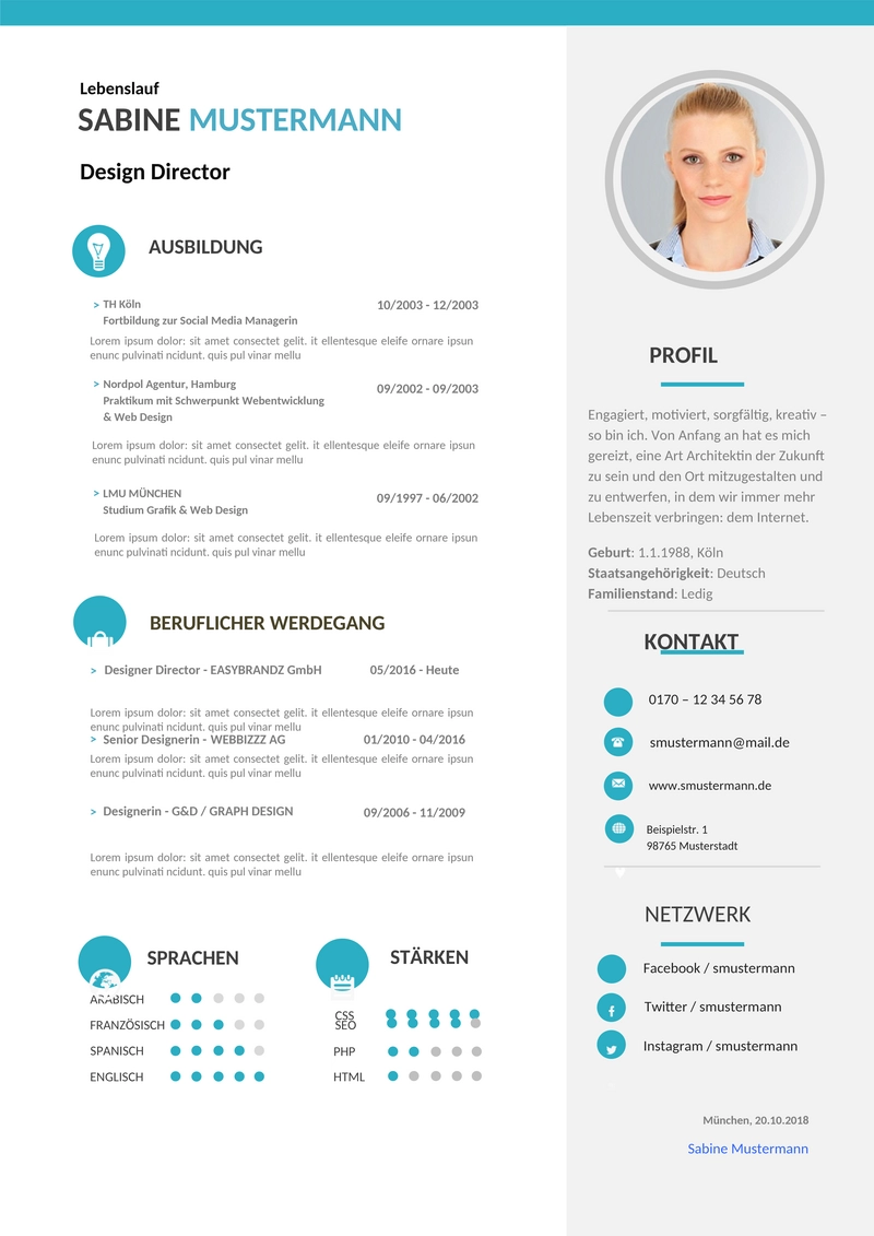 lebenslauf-vorlage-schueler-bewerbung-word