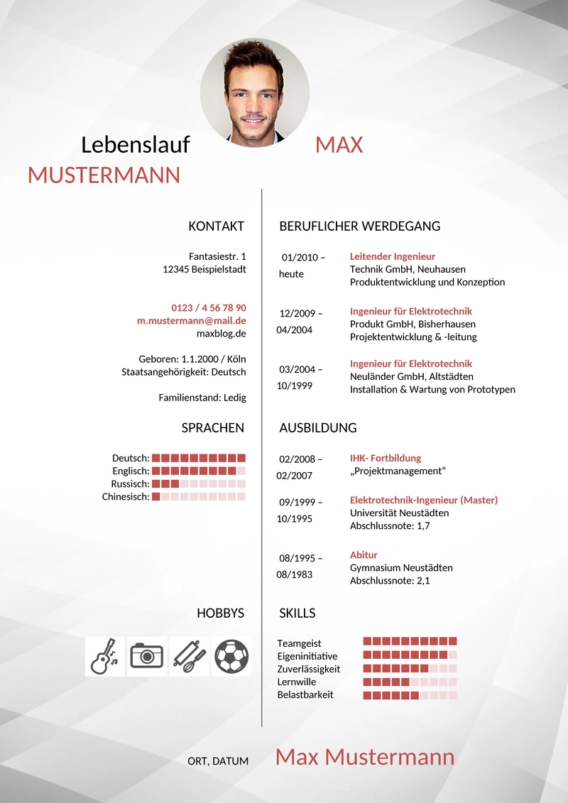 lebenslauf-vorlage-schueler-word-muster