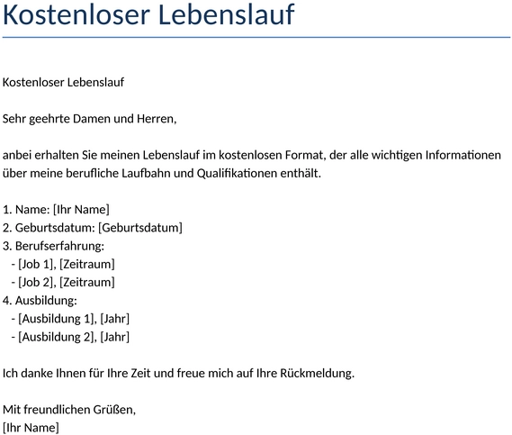 lebenslauf-vorlage