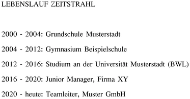 lebenslauf-zeitstrahl-ausbildung-berufserfahrung