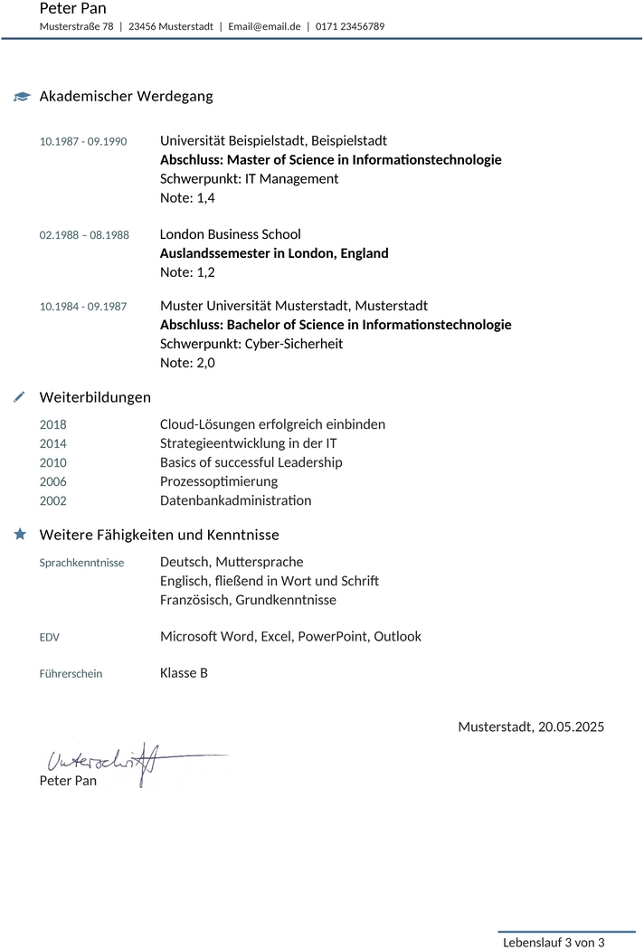 lebenslaufvorlage-arbeitssuchend