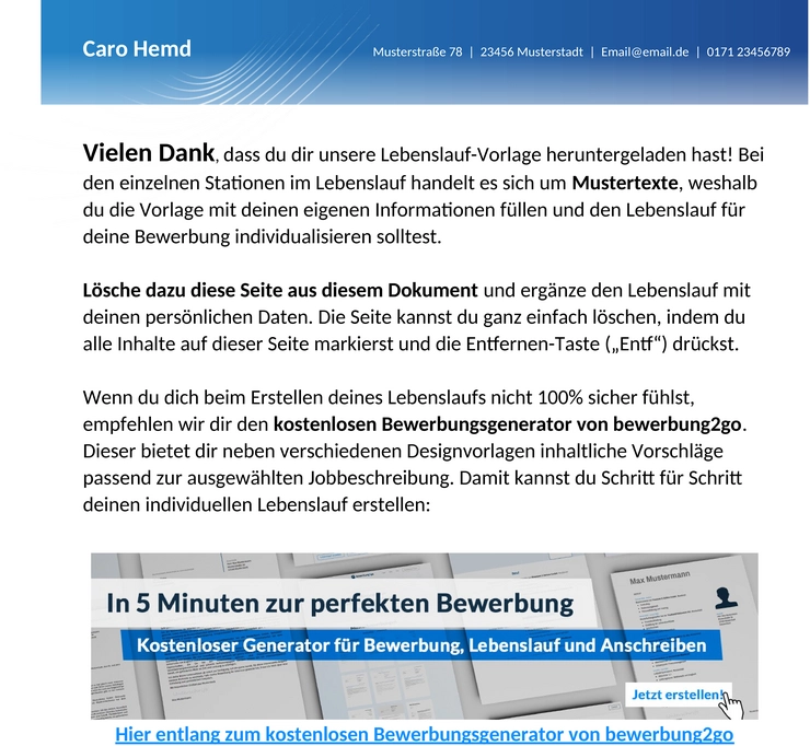 lebenslaufvorlage-dynamisch