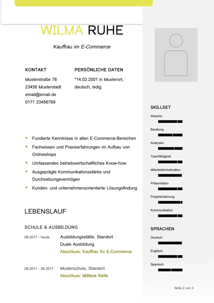 lebenslaufvorlage-e-commerce-berufe