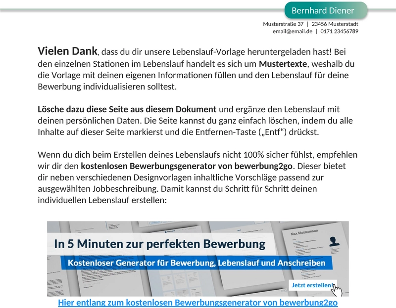 lebenslaufvorlage-frisch