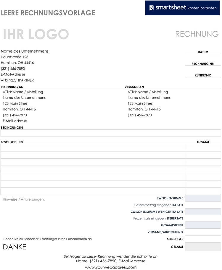 leere-rechnungs­vorlage-fuer-verwaltung-und-buchhaltung