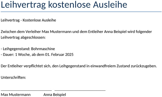 leihvertrag-kostenlose-ausleihe