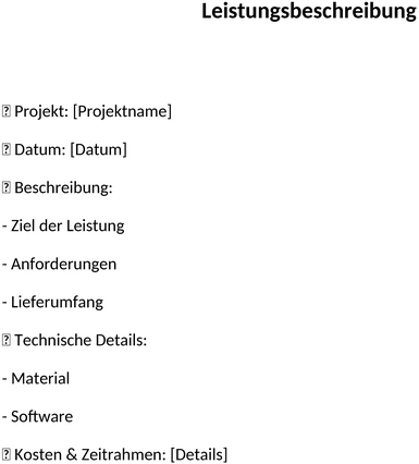 leistungsbeschreibung-business