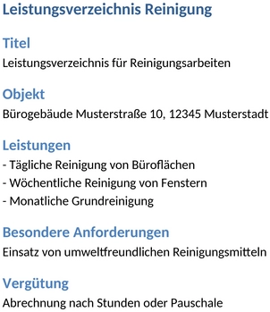 leistungsverzeichnis-reinigungsarbeiten