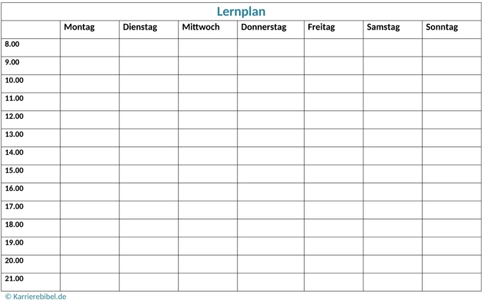 lernplan-vorlage-word