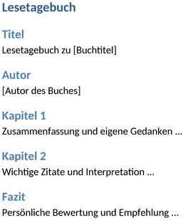 lesetagebuch-schule