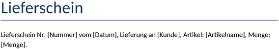 lieferschein-vorlage