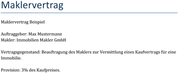 maklervertrag-fuer-immobilienvermittlung