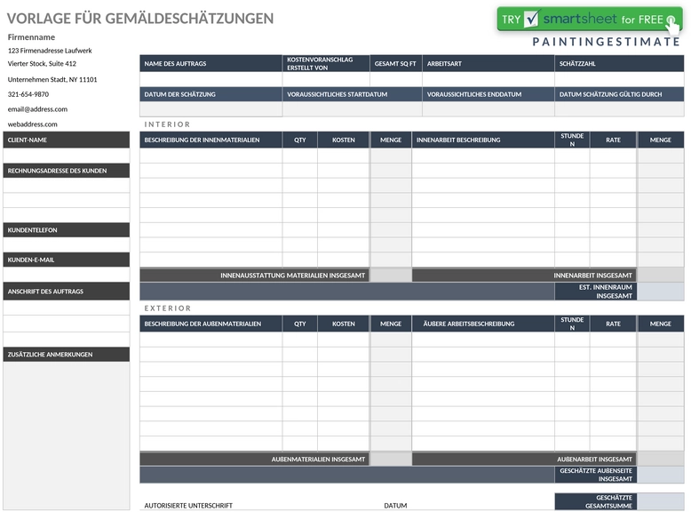 malerei-kostenvoranschlag-word-template