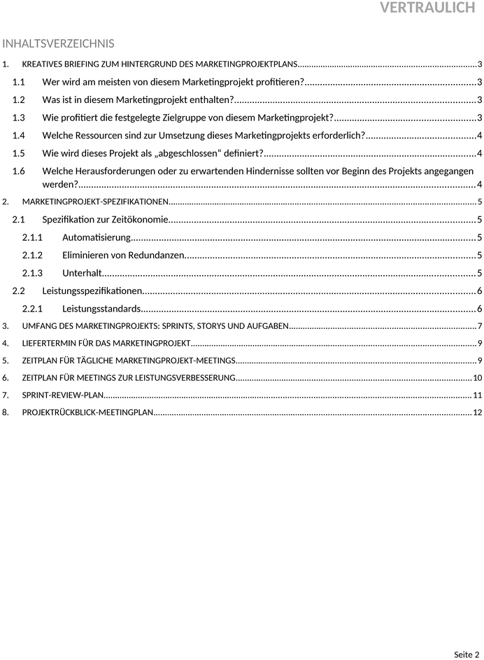 marketing-projektmanagement-plan-vorlage