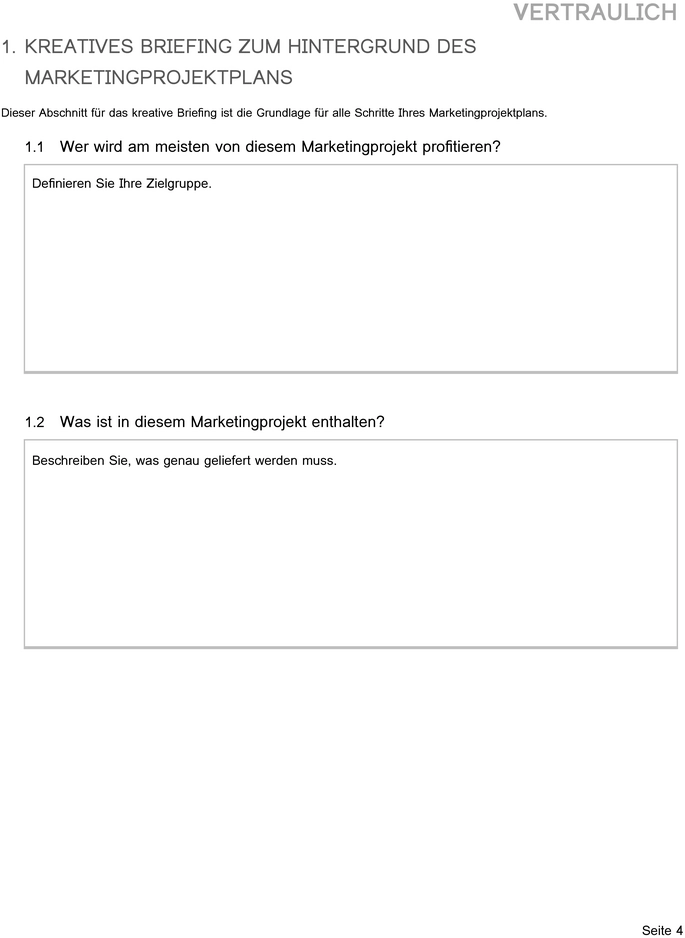 marketingprojekt-managementplan-vorlage