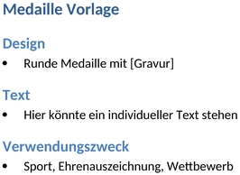 medaille-vorlage