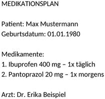 medikationsplan