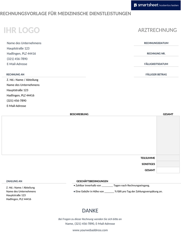 medizinische-rechnung-vorlage-9174-word