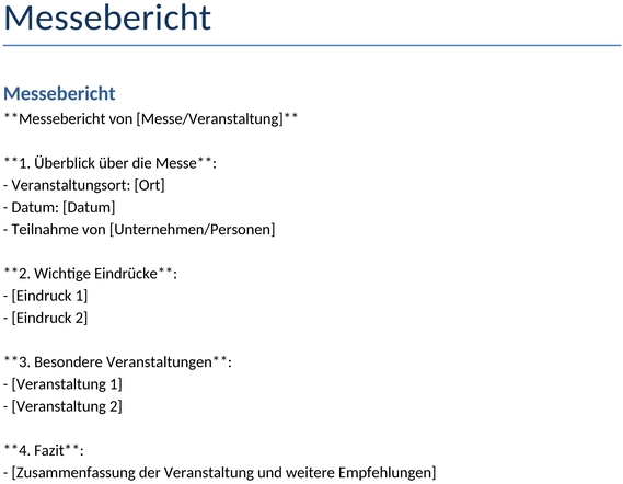 messebericht