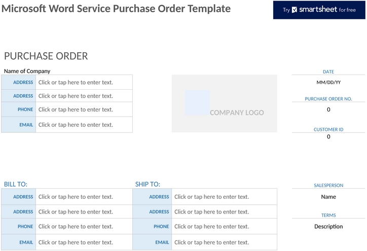 microsoft-word-service-bestellformular-vorlage