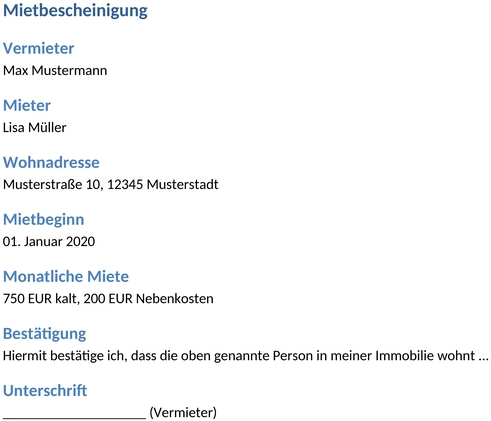 mietbescheinigung-vorlage