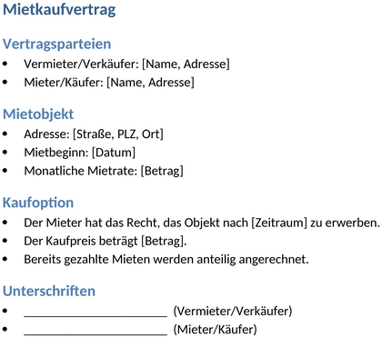 mietkaufvertrag-vorlage